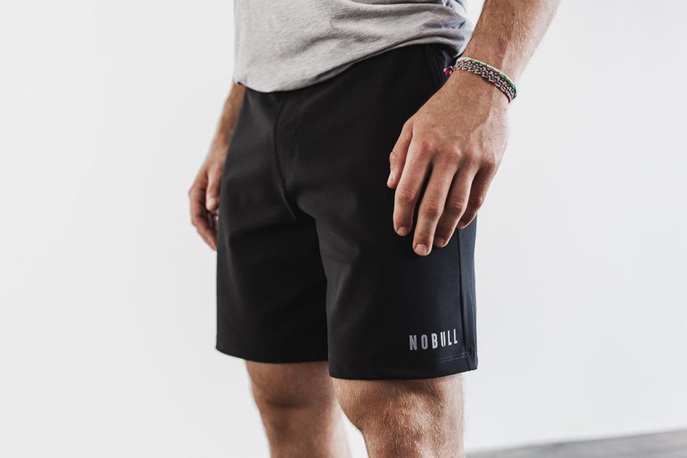 NOBULL Men's Lightweight 8.5" Shorts - Black - Ireland (8295UAPCR)